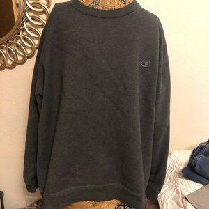 LAST CHANCE!- Champion Brand Grey Crew Sweatshirt